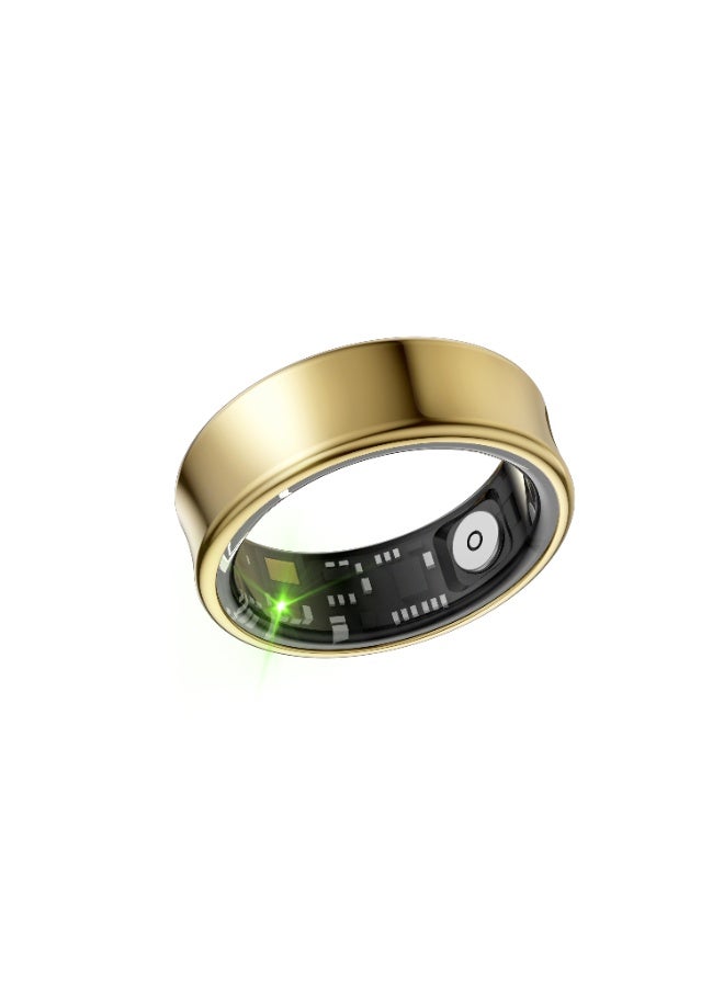 general Smart Ring for Heart Rate, Blood Oxygen, Sleep Monitoring, all Weather Motion Calculation, 24-hour Health Monitoring, Protect Your Health, Lightweight and Comfortable, 5ATM Waterproof, Photo Control, Hand Gestures Browse Tiktok, Gold No.Y - Image 4